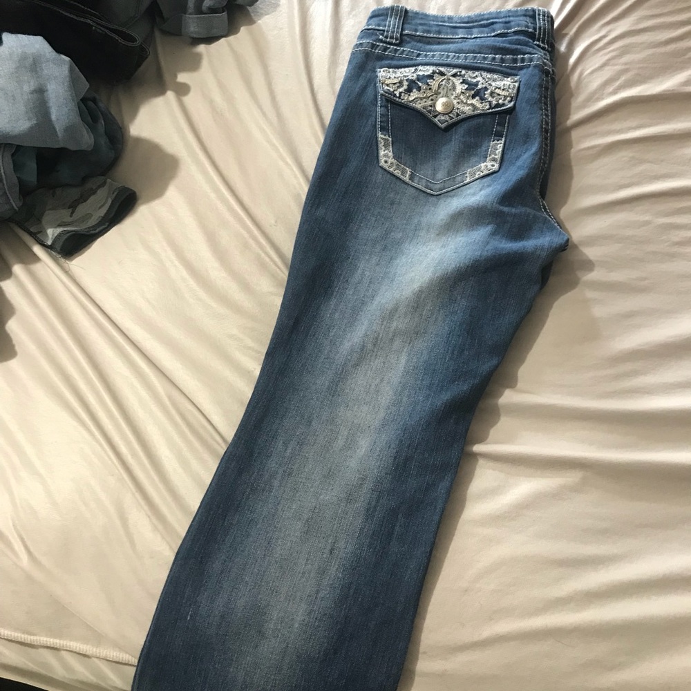 Flared jeans